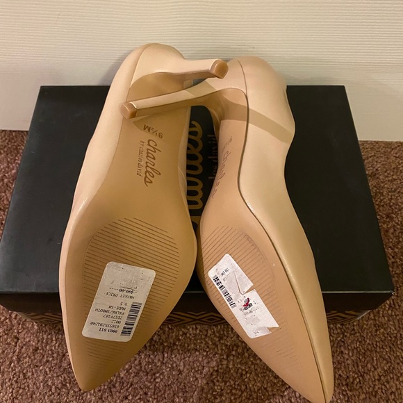 NWT Charles David Palma Nude Heels - Picture 9 of 10